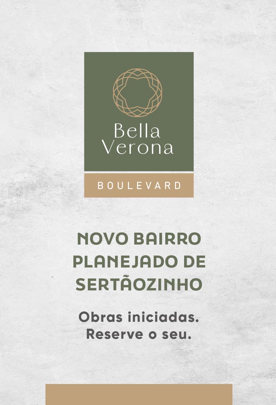 Novo Bairro Planejado em Sertãozinho - Bella Verona Boulevard