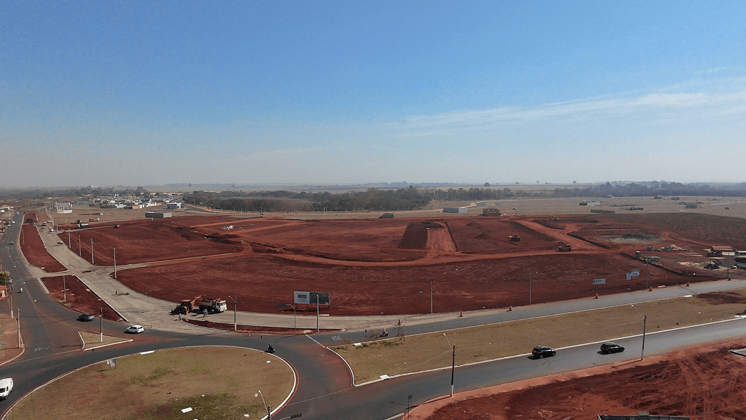 Obras de pavimentação e guias no Bella Verona Boulevard - Setembro de 2025